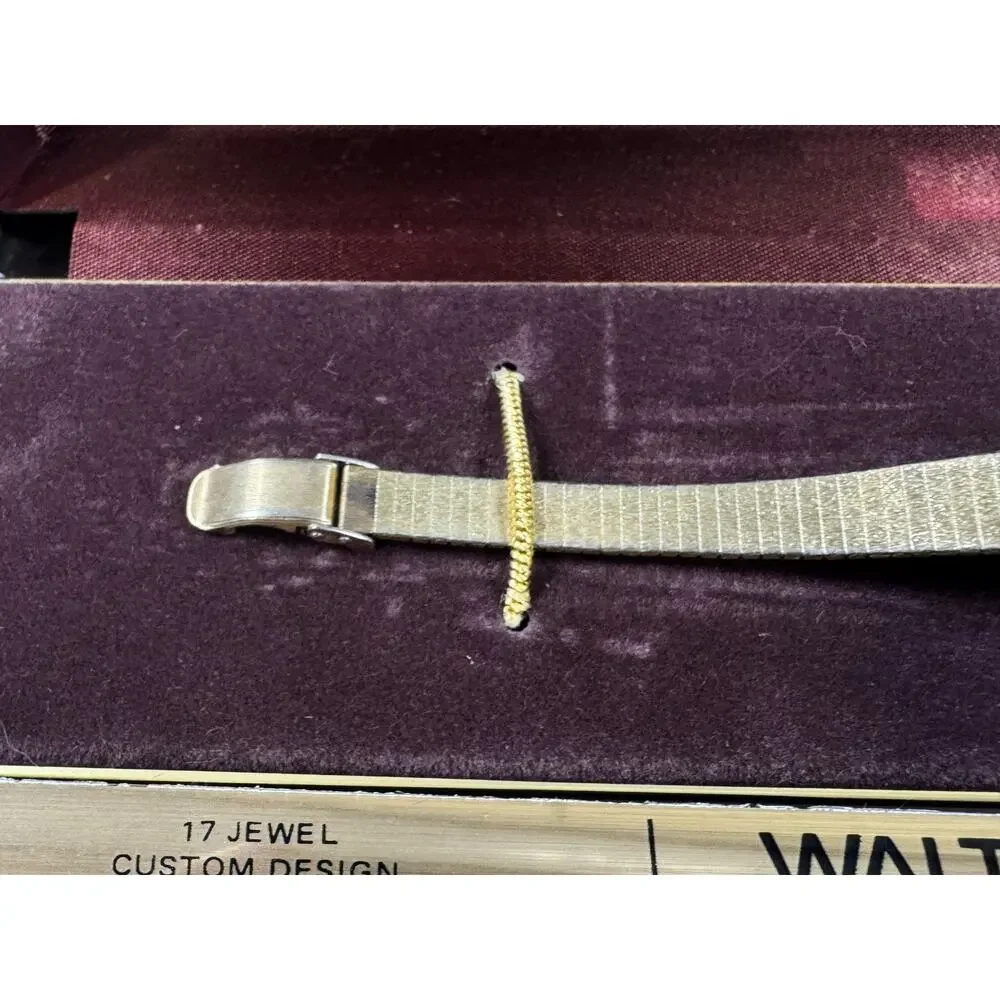 Vintage Waltham 17 Jewel Ladies Cocktail Dress Watch - Non-Working Original Box